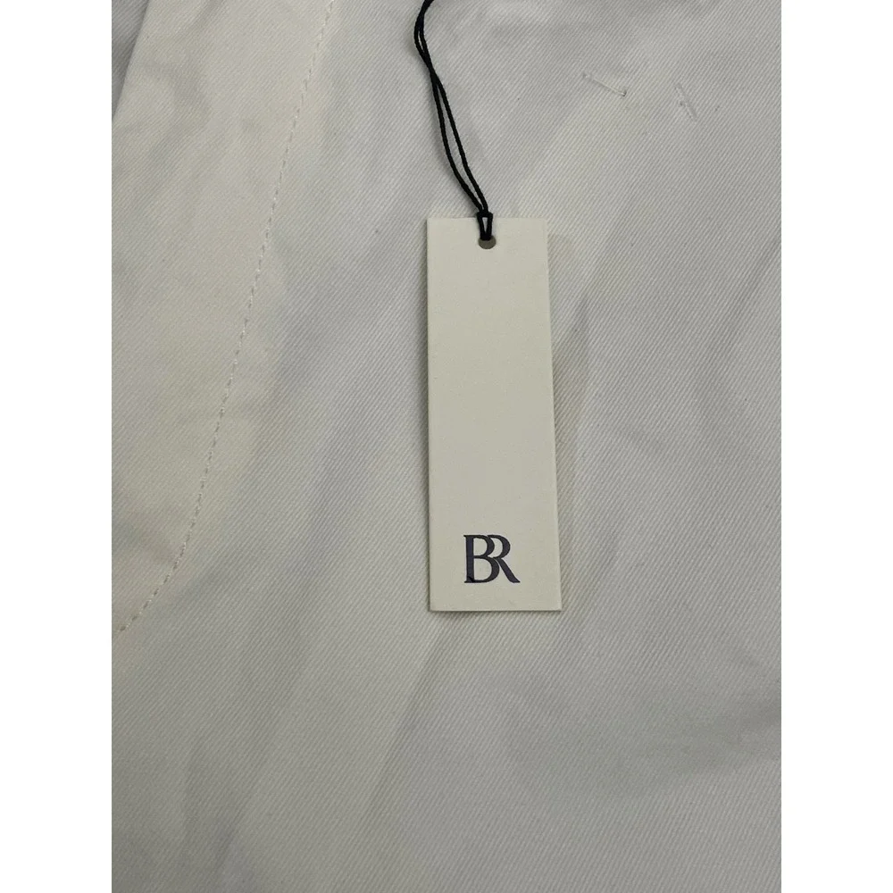 NEW Banana Republic Authentic Slim Chino Pants 31x32 Iced Vanilla White Stretch